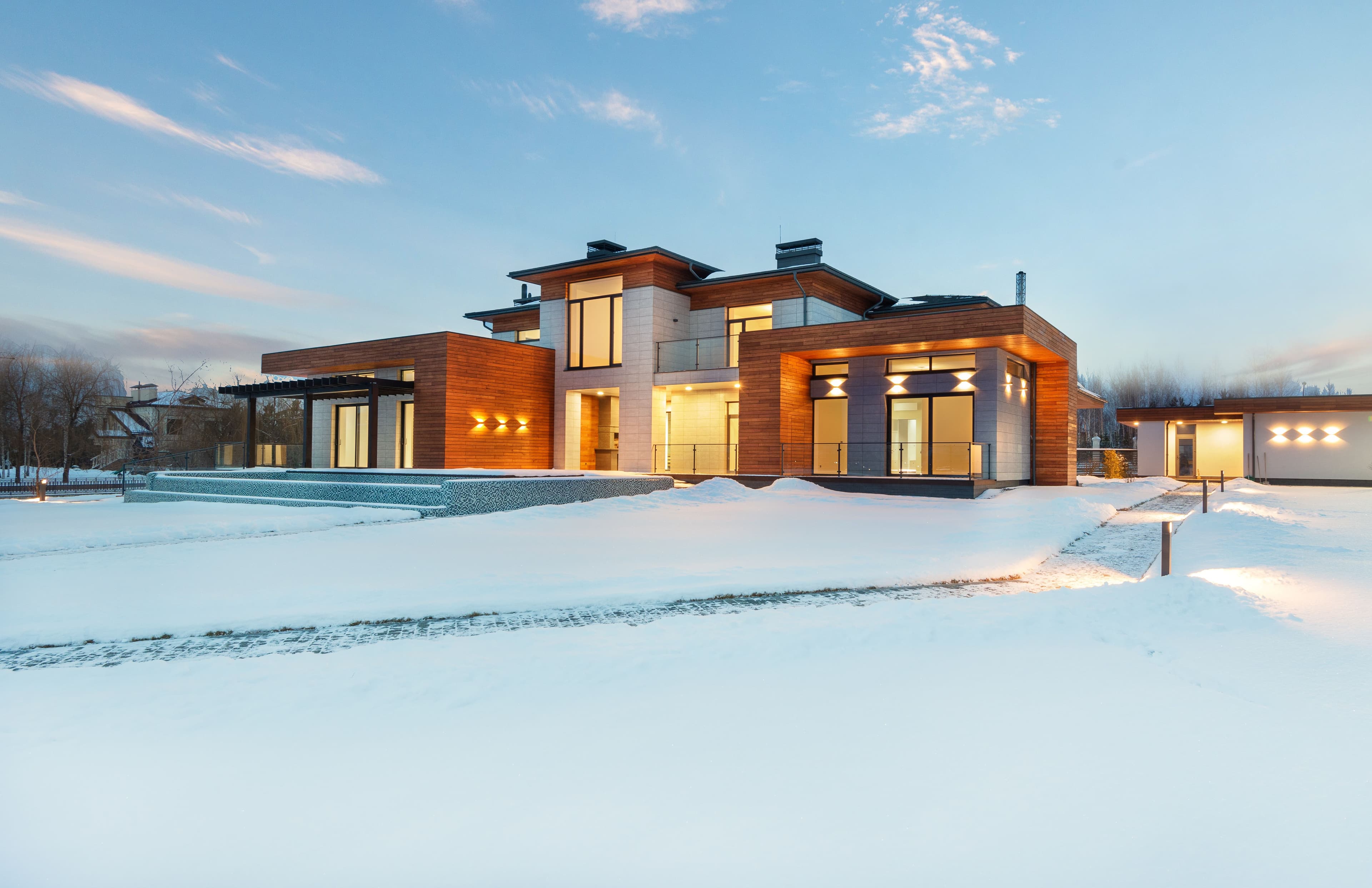 In the billionaire's house